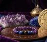 Aquarius Zodiac Bracelet with Amethyst & Lapis Lazuli | Samadhan 3