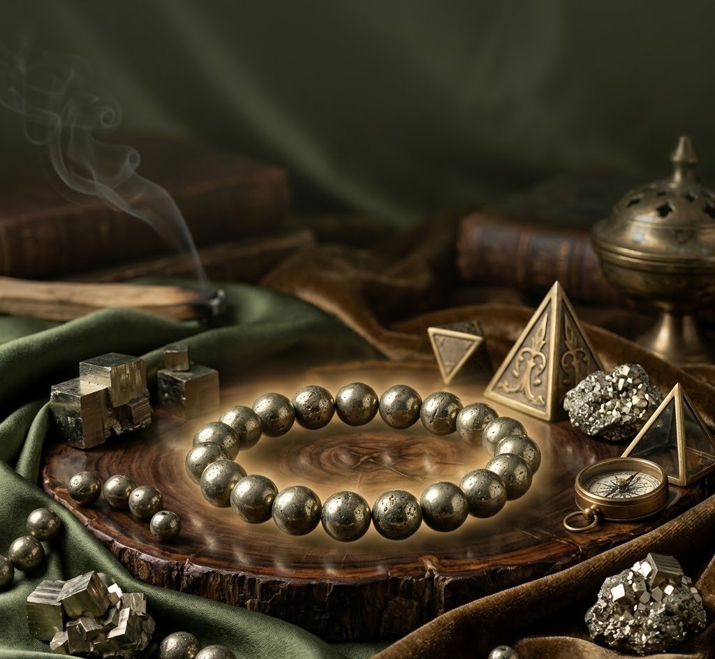 Original Natural Pyrite Bracelet for Wealth, Prosperity & Business Success 3