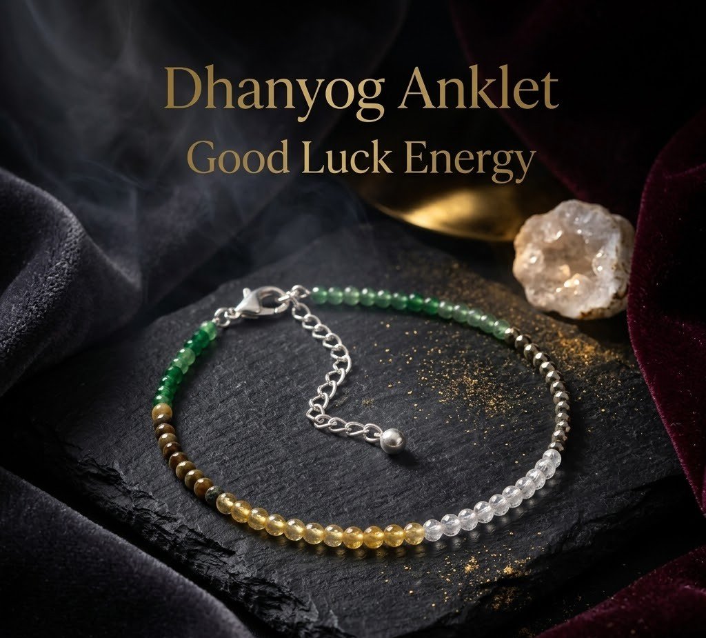 Original Natural Dhan Yog Anklet for Wealth, Prosperity & Financial Growth 2