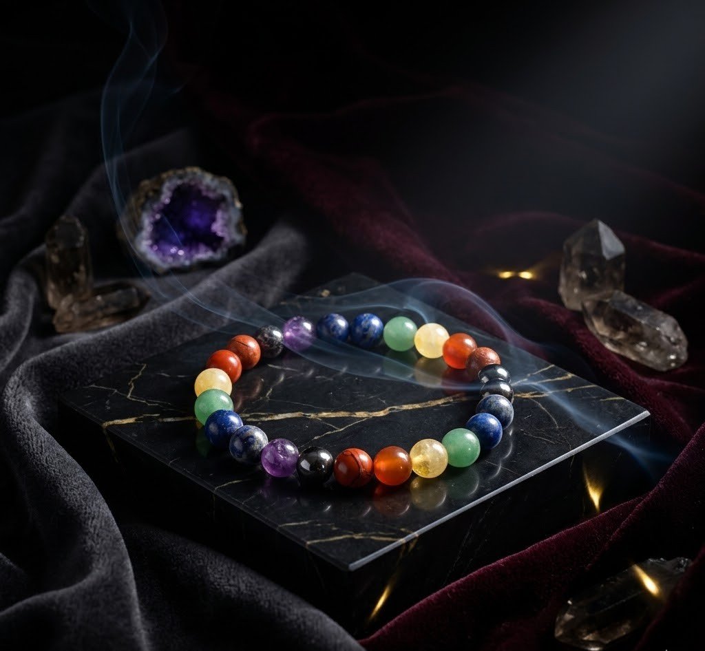 Original Natural Seven Chakra Bracelet for Balance, Positive Energy & Spiritual Wellness 2