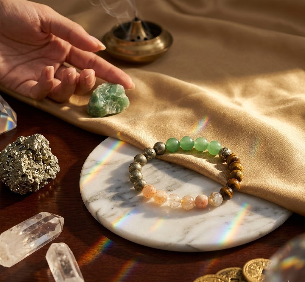 Original Natural Money Magnet Bracelet for Wealth, Abundance & Financial Success