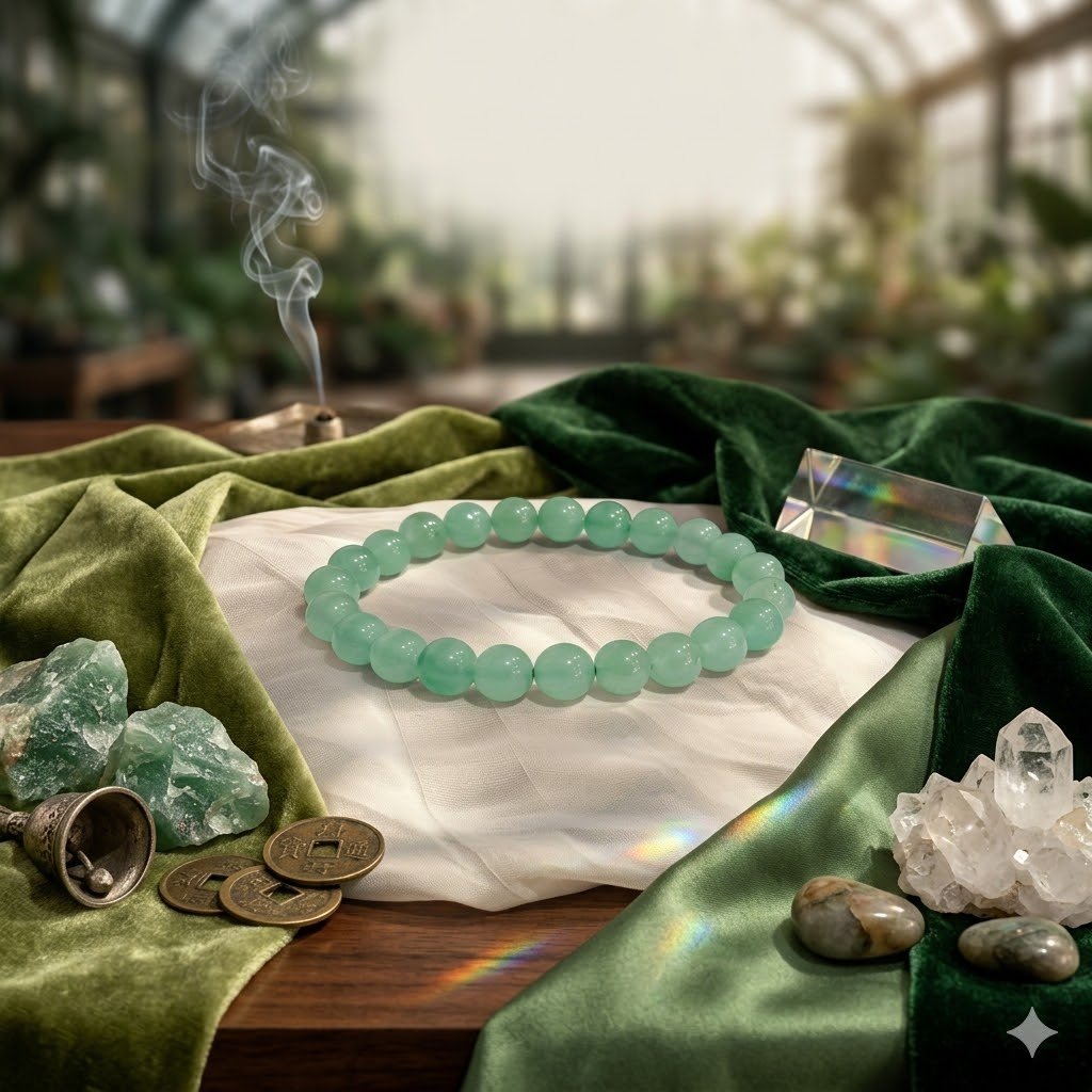 Original Natural Green Aventurine Bracelet for Luck, Prosperity & Growth 2