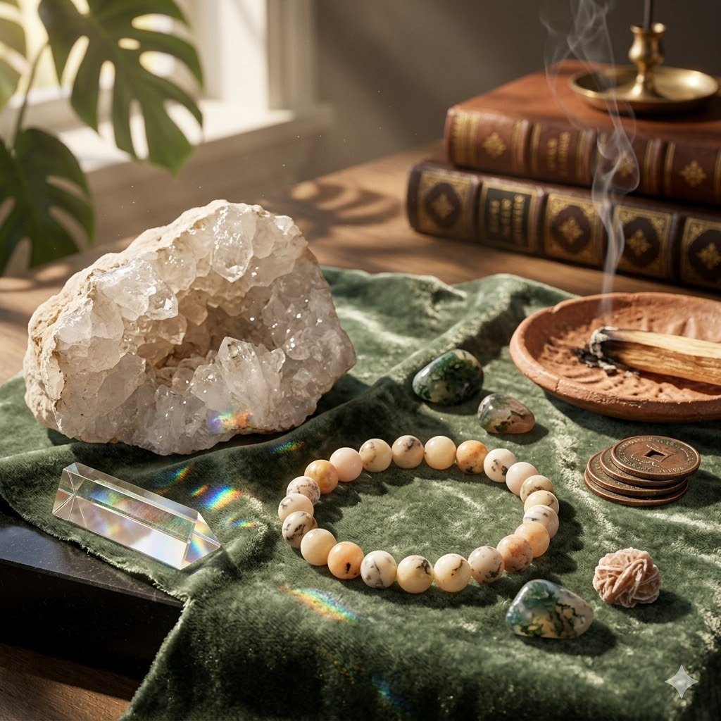 Original Natural Opal Bracelet for Creativity, Love & Positive Energy