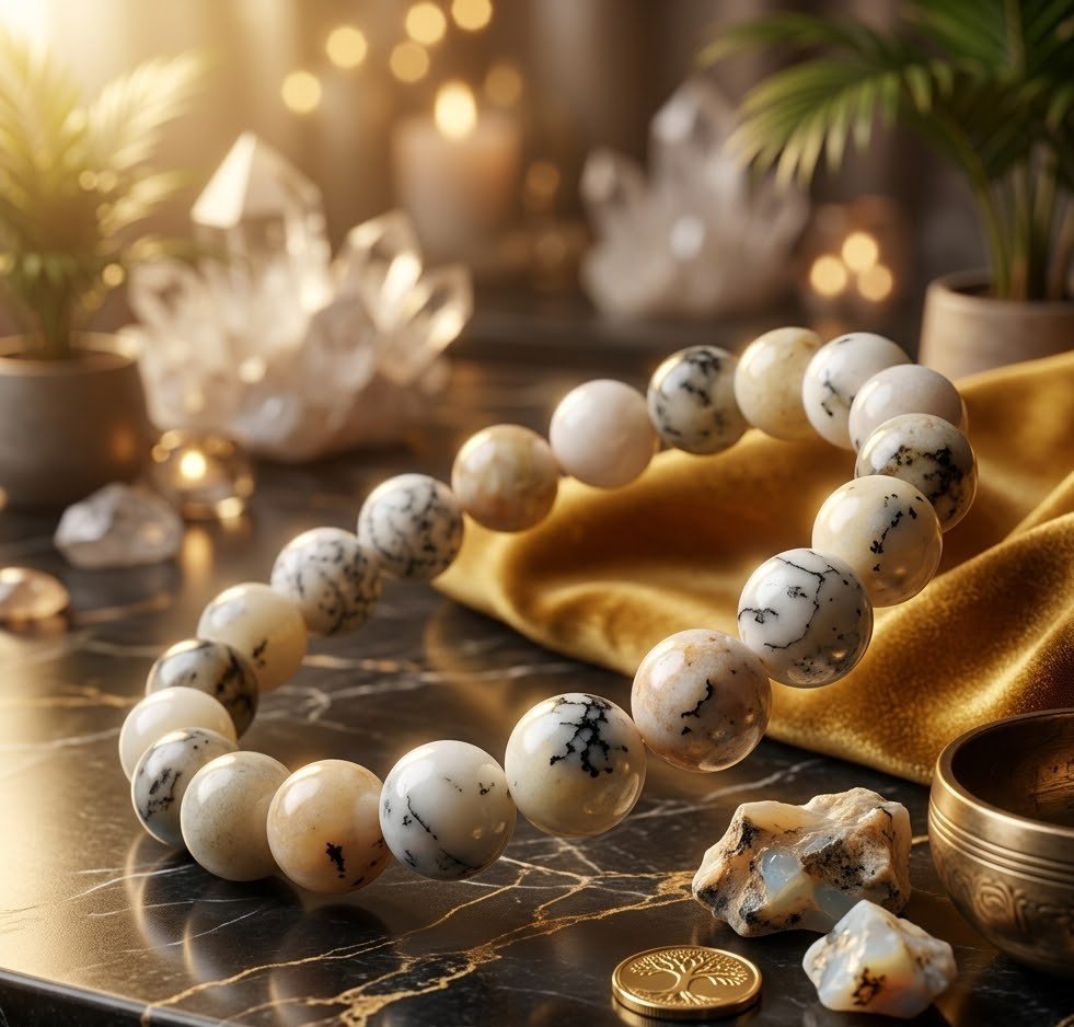 Original Natural White Opal Bracelet for Creativity, Love & Positive Energy 2